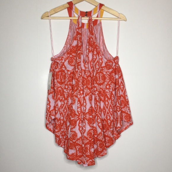 Free People Mimi Printed Halter Neck Tunic Dress - Picture 11 of 15